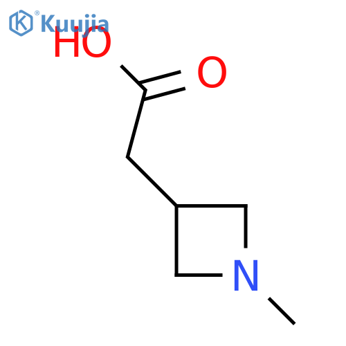 2-(1-Methylazetidin-3-yl)acetic acid structure
