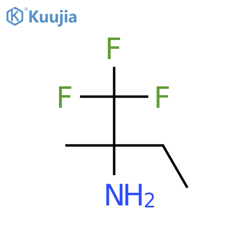 1,1,1-trifluoro-2-methylbutan-2-amine structure