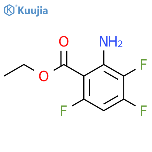 ethyl 2-amino-3,4,6-trifluorobenzoate structure