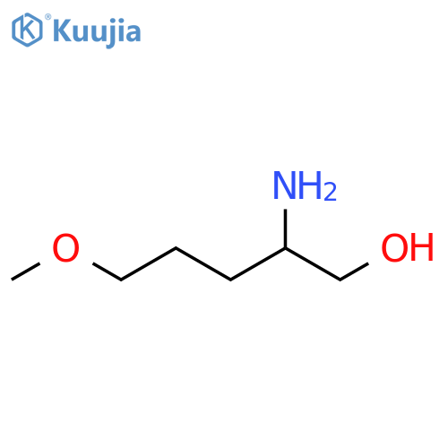 2-amino-5-methoxypentan-1-ol structure