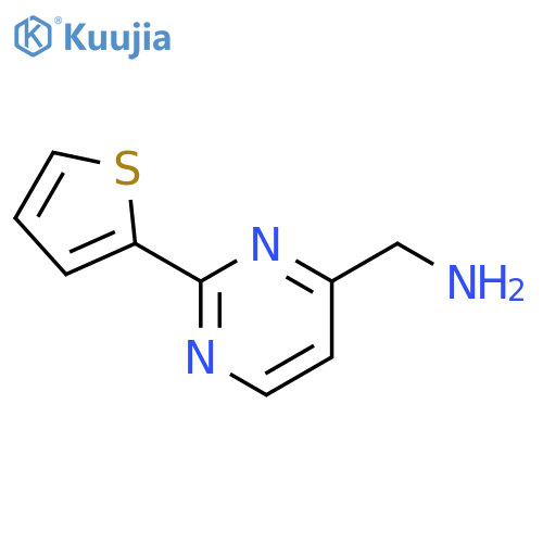 1-2-(Thiophen-2-yl)pyrimidin-4-ylmethanamine structure