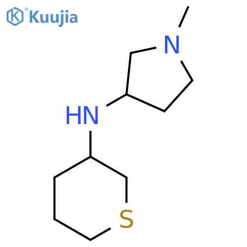 1-methyl-N-(thian-3-yl)pyrrolidin-3-amine structure