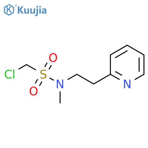 1-Chloro-n-methyl-n-(2-(pyridin-2-yl)ethyl)methanesulfonamide structure