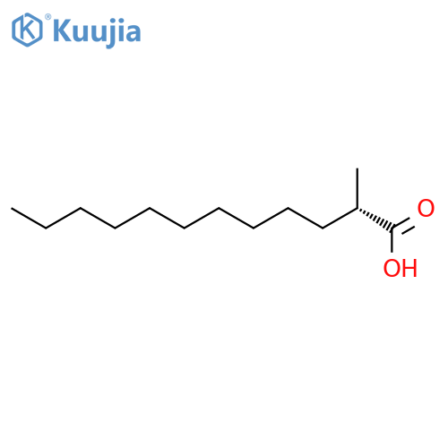 Dodecanoic acid, 2-methyl-, (S)- structure