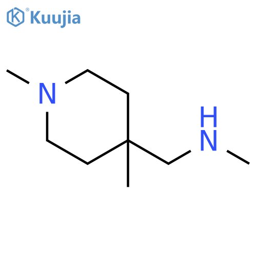 dimethyl(4-methylpiperidin-4-yl)methylamine structure
