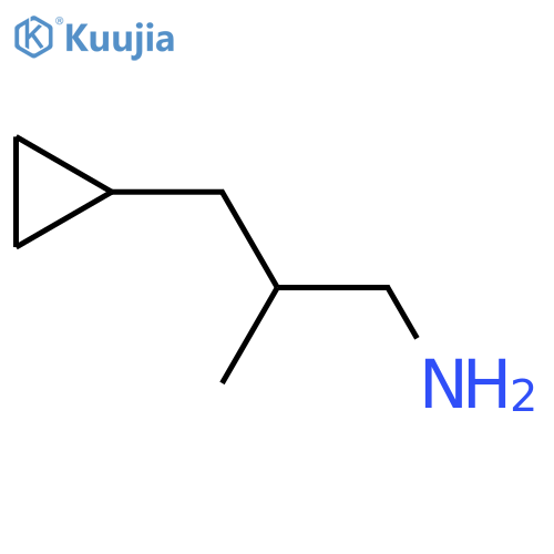 3-cyclopropyl-2-methylpropan-1-amine structure