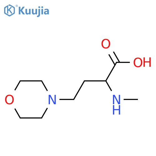 2-(Methylamino)-4-(morpholin-4-yl)butanoic acid structure