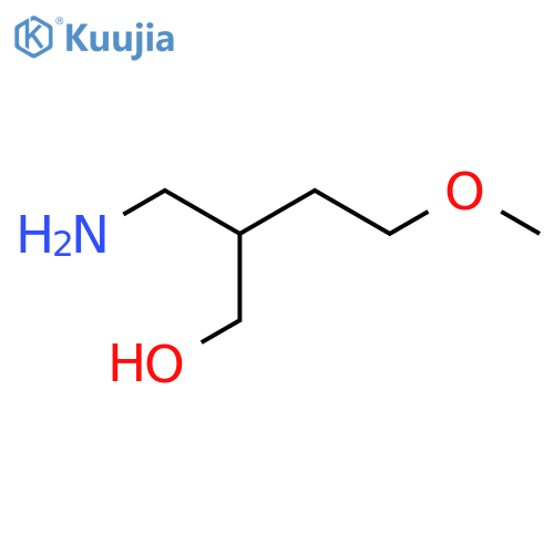 2-(aminomethyl)-4-methoxybutan-1-ol structure