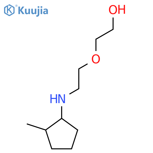 2-{2-(2-methylcyclopentyl)aminoethoxy}ethan-1-ol structure