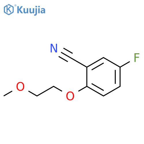 5-fluoro-2-(2-methoxyethoxy)benzonitrile structure