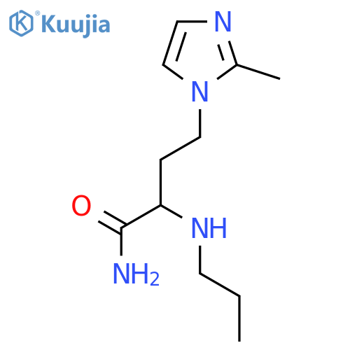 4-(2-methyl-1H-imidazol-1-yl)-2-(propylamino)butanamide structure