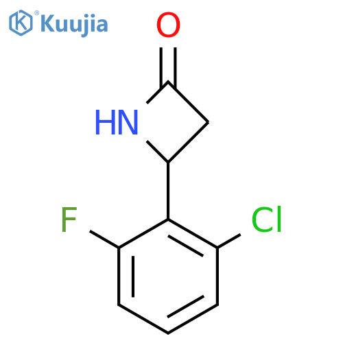 4-(2-Chloro-6-fluorophenyl)azetidin-2-one structure