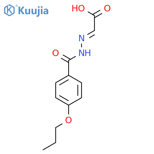 Benzoic acid, 4-propoxy-, (carboxymethylene)hydrazide structure