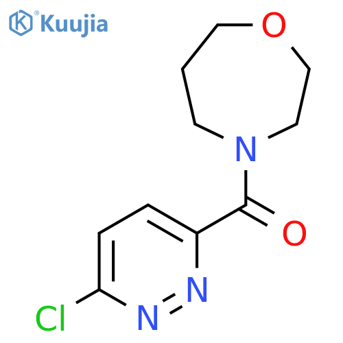 4-(6-Chloropyridazine-3-carbonyl)-1,4-oxazepane structure