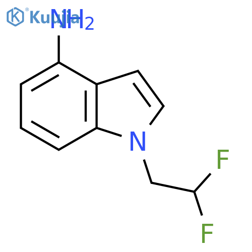 1-(2,2-Difluoroethyl)-1H-indol-4-amine structure