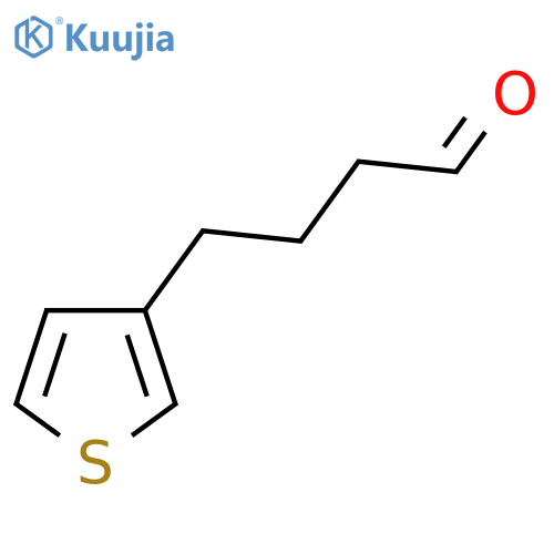 4-(thiophen-3-yl)butanal structure
