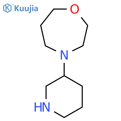 4-(piperidin-3-yl)-1,4-oxazepane structure