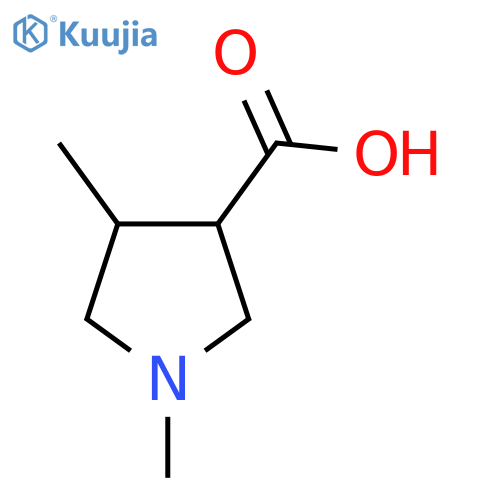 1,4-dimethylpyrrolidine-3-carboxylic acid structure