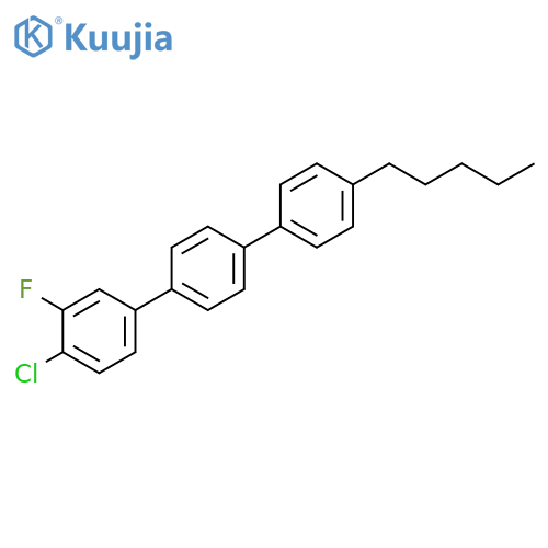 1,1':4',1''-Terphenyl, 4-chloro-3-fluoro-4''-pentyl- structure