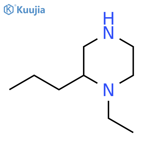 1-Ethyl-2-propylpiperazine structure