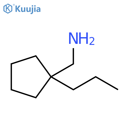 (1-propylcyclopentyl)methanamine structure