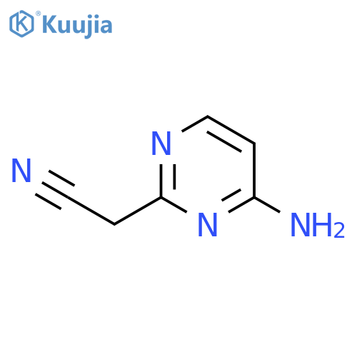 4-Amino-2-pyrimidineacetonitrile structure