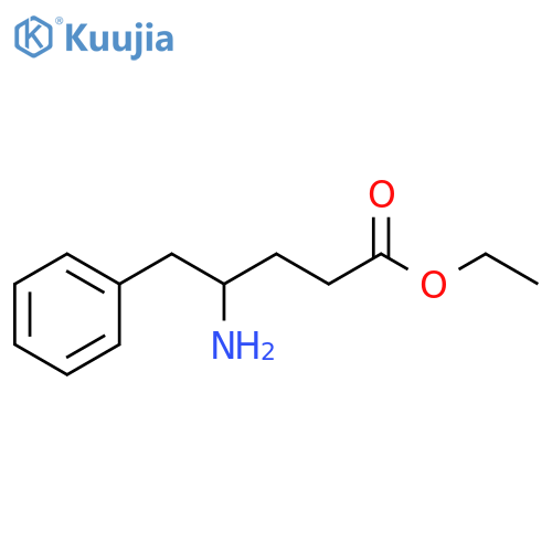 ethyl 4-amino-5-phenylpentanoate structure
