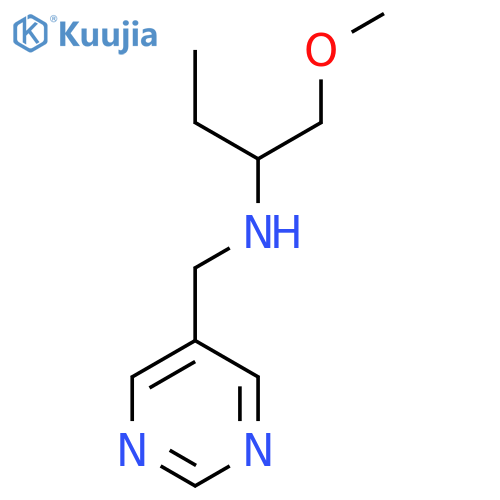 (1-methoxybutan-2-yl)(pyrimidin-5-yl)methylamine structure