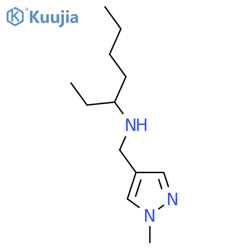 (heptan-3-yl)(1-methyl-1H-pyrazol-4-yl)methylamine structure