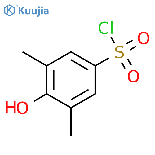Benzenesulfonyl chloride, 4-hydroxy-3,5-dimethyl- structure