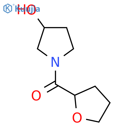 1-(Oxolane-2-carbonyl)pyrrolidin-3-ol structure