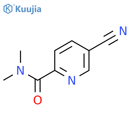 5-Cyano-N,N-dimethylpyridine-2-carboxamide structure