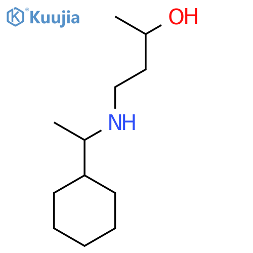 4-(1-cyclohexylethyl)aminobutan-2-ol structure