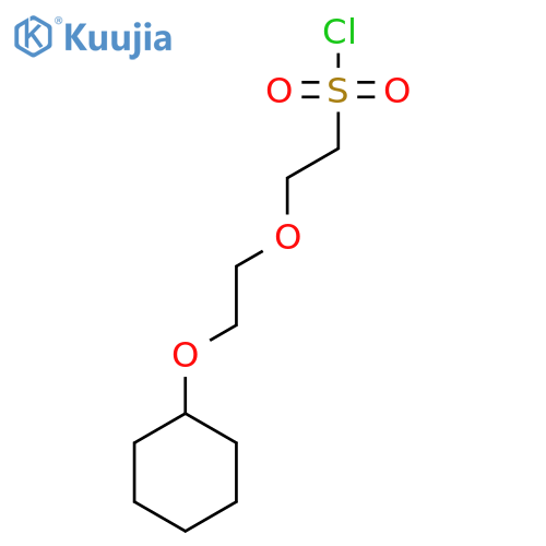 2-2-(cyclohexyloxy)ethoxyethane-1-sulfonyl chloride structure