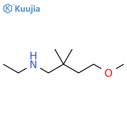 1-Butanamine, N-ethyl-4-methoxy-2,2-dimethyl- structure