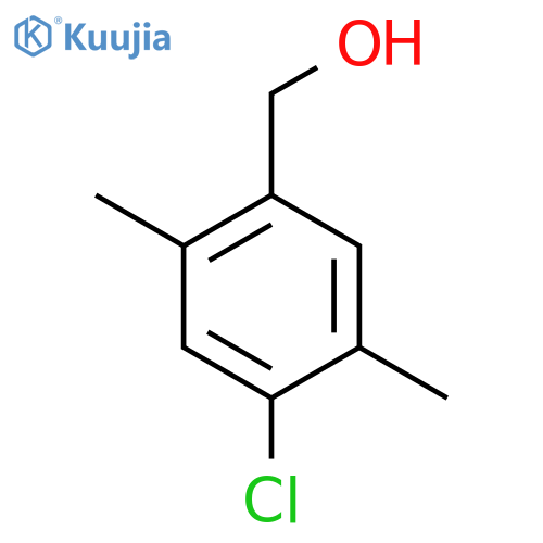 (4-Chloro-2,5-dimethylphenyl)methanol structure