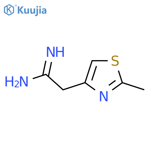 2-(2-methyl-1,3-thiazol-4-yl)ethanimidamide structure