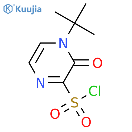 4-tert-butyl-3-oxo-3,4-dihydropyrazine-2-sulfonyl chloride structure