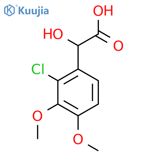 2-(2-chloro-3,4-dimethoxyphenyl)-2-hydroxyacetic acid structure