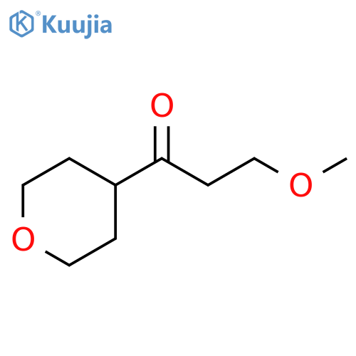 3-methoxy-1-(oxan-4-yl)propan-1-one structure