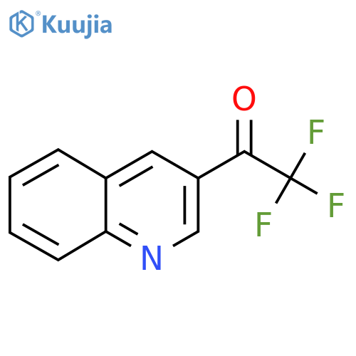 2,2,2-trifluoro-1-(quinolin-3-yl)ethan-1-one structure