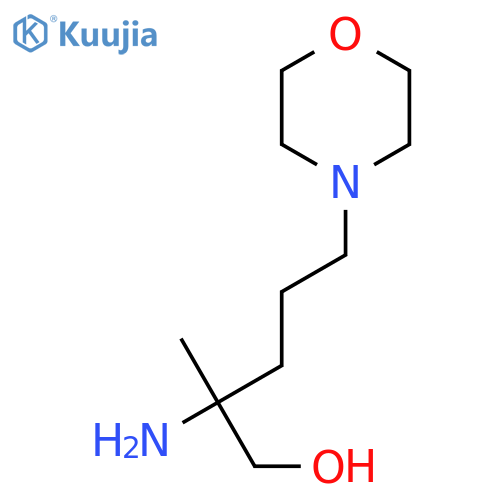 2-amino-2-methyl-5-(morpholin-4-yl)pentan-1-ol structure