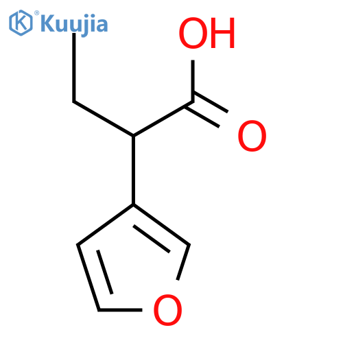 2-(Furan-3-yl)butanoic acid structure