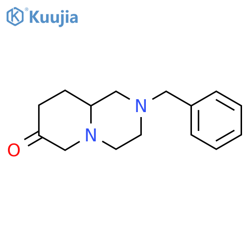 2-Benzylhexahydro-2H-pyrido[1,2-a]pyrazin-7(6H)-one structure