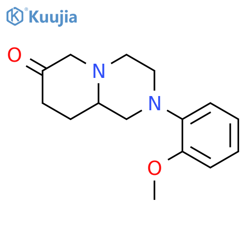 2-(2-Methoxyphenyl)hexahydro-2H-pyrido[1,2-a]pyrazin-7(6H)-one structure
