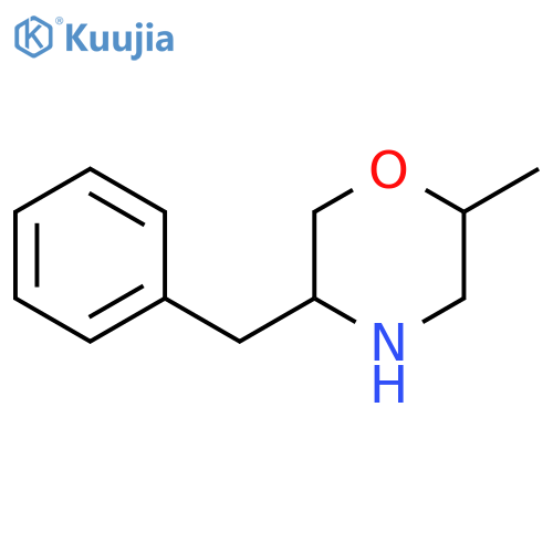 5-benzyl-2-methylmorpholine structure