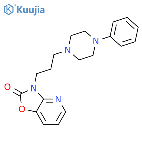 3-[3-(4-phenylpiperazin-1-yl)propyl][1,3]oxazolo[4,5-b]pyridin-2(3H)-one structure