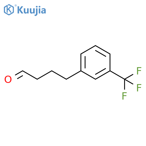 4-3-(trifluoromethyl)phenylbutanal structure