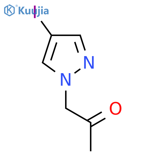 1-(4-Iodopyrazol-1-yl)propan-2-one structure