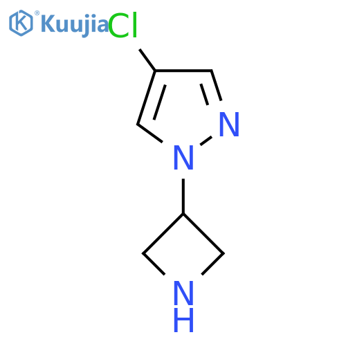 1-(Azetidin-3-yl)-4-chloro-1h-pyrazole structure